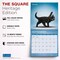 Plato; Yoga Kittens OFFICIAL | 2027 12 x 24 Inch (Hanging) Monthly Square Wall Calendar; Category:Wall Calendars; Image:7